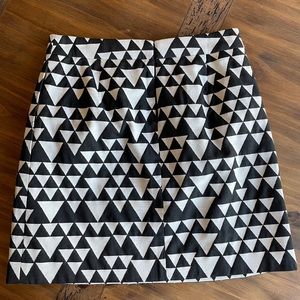 J. Crew Patterned Mini Skirt
